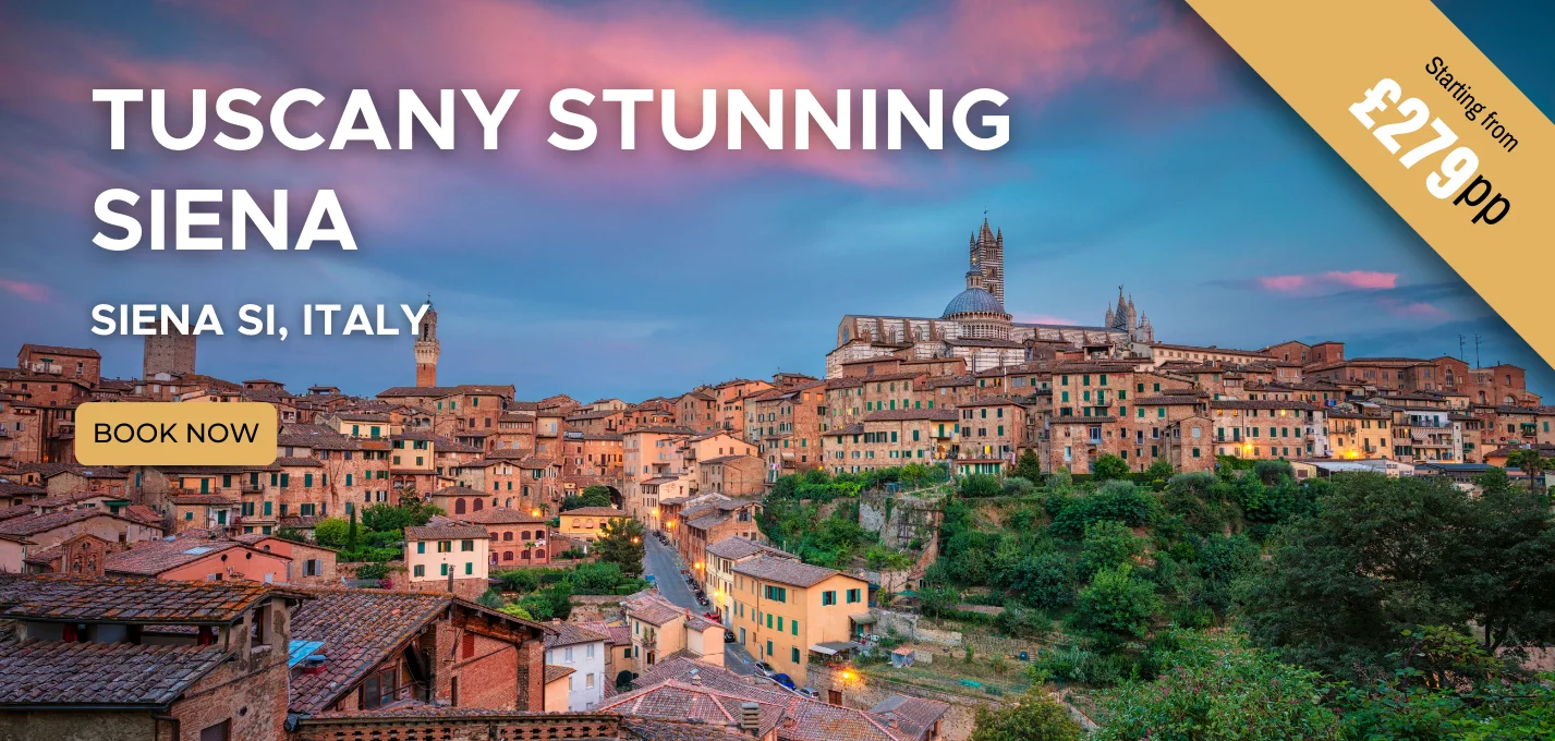 Tuscany Stunning Siena W/Flights
