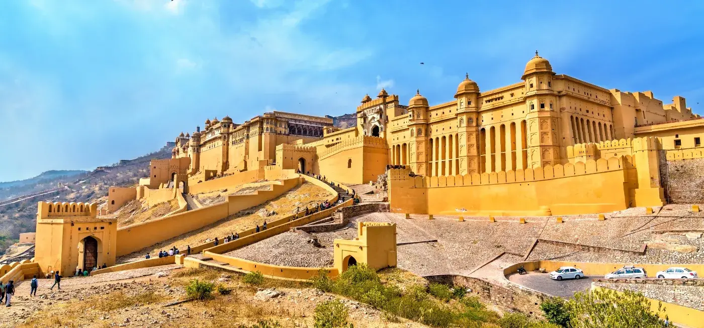Amer Fort view of New Delhi, India